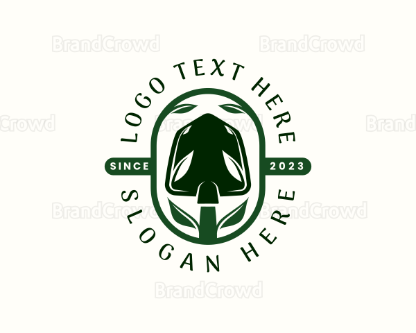 Shovel Spade Landscaping Logo