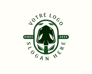 Shovel Spade Landscaping Logo