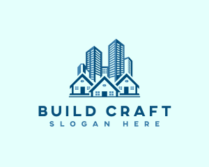 Home Building Property logo design