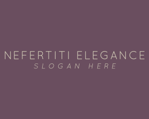 Modern Elegant Minimalist logo design