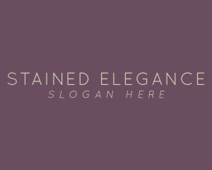 Modern Elegant Minimalist logo design