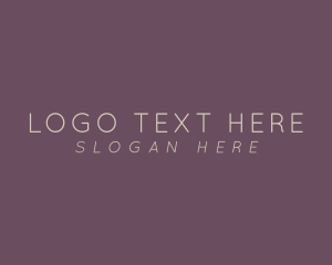 Modern Elegant Minimalist Logo