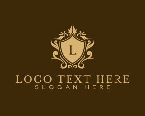 High End - Decorative Royal Shield logo design