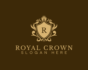 Decorative Royal Shield logo design