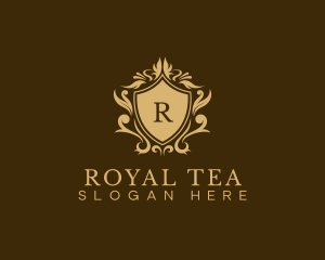 Decorative Royal Shield logo design