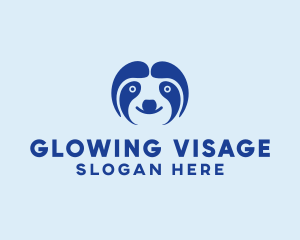 Face - Cute Sloth Face logo design