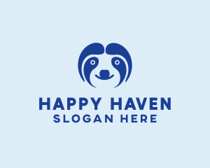 Smiley - Cute Sloth Face logo design