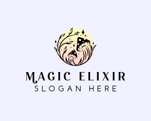 Natural Mushroom Magic logo design