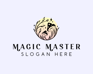 Natural Mushroom Magic logo design