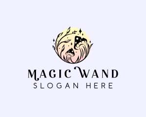 Natural Mushroom Magic logo design