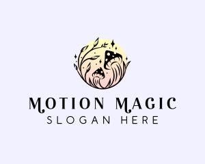 Natural Mushroom Magic logo design