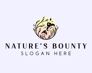 Natural Mushroom Magic logo design