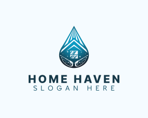 Household - Droplet Home Cleaning logo design