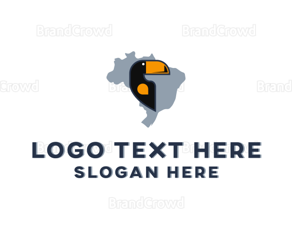 Brazil Toucan Bird Logo