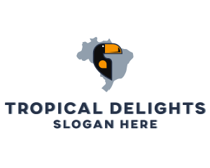 Brazil - Brazil Toucan Bird logo design