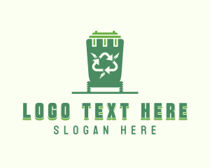 Garbage Disposal - Trash Garbage Can logo design