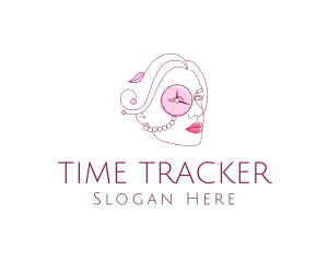 Lady Fashion Time  logo design