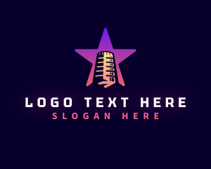 Microphone Star Podcast Logo