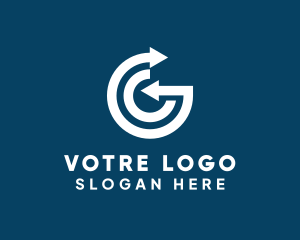 Marketing - Digital Logistics Letter G logo design