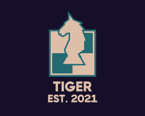 Chess Master - Horse Chess Tournament logo design