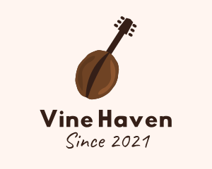 Coffee Bean Guitar  logo design