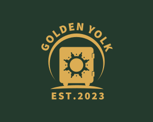 Golden Vault Savings logo design