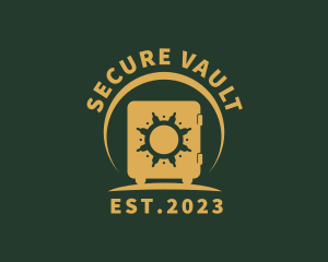 Vault - Golden Vault Savings logo design