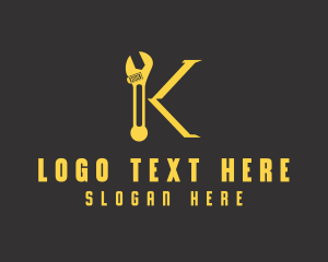 Handyman - Handyman Tool Letter K logo design