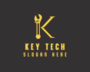 Handyman Tool Letter K logo design