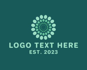 Botany - Vortex Eco Spiral logo design