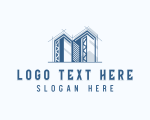 Engineer - Contractor Builder Architecture logo design