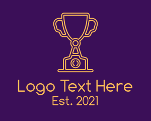 Web - Gold Trophy Camera logo design