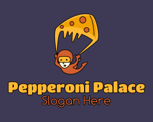 Pepperoni - Human Pizza Parachute logo design