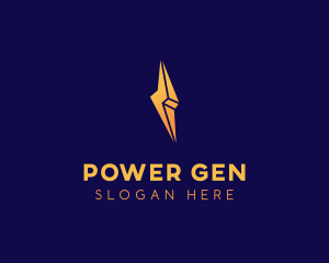 Generator - Electric Power Energy logo design