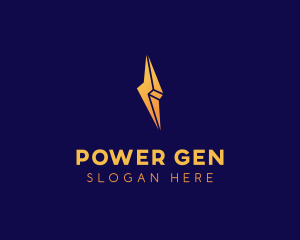 Electric Power Energy logo design