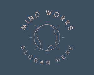 Sun Human Mind Wellness logo design