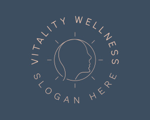 Sun Human Mind Wellness logo design