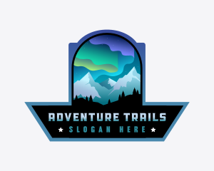 Arctic Mountain Camp logo design