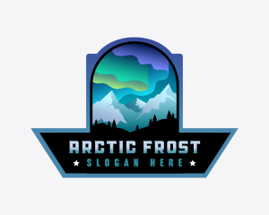 Arctic Mountain Camp logo design