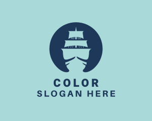 Sailing Nautical Galleon Logo