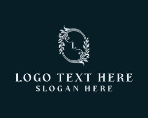 Stylish - Floral Garden Wedding logo design