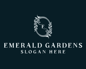 Floral Garden Wedding logo design