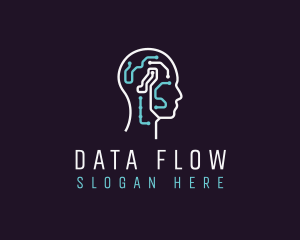 Artificial Intelligence Data Scientist  logo design