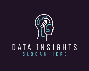 Artificial Intelligence Data Scientist  logo design