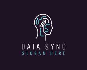 Artificial Intelligence Data Scientist  logo design