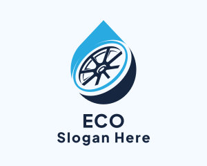 Car Wash - Car Detergent Droplet logo design