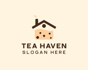 Milk Tea House  logo design