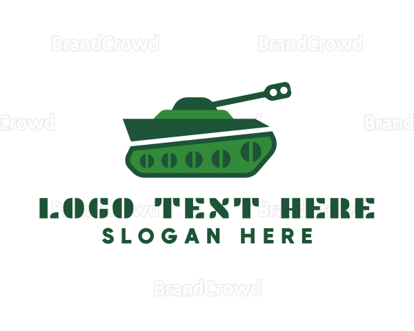 Army Vehicle Tank Logo