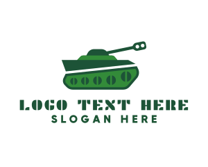 War Machine - Army Vehicle Tank logo design