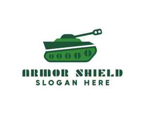 Army Vehicle Tank logo design